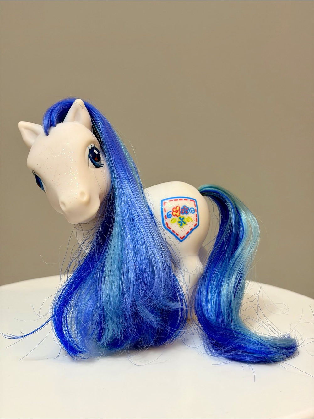 MLP (2003) G3 “Denim Blue” 5” Sparkle Pony from the Friendship Ball Series